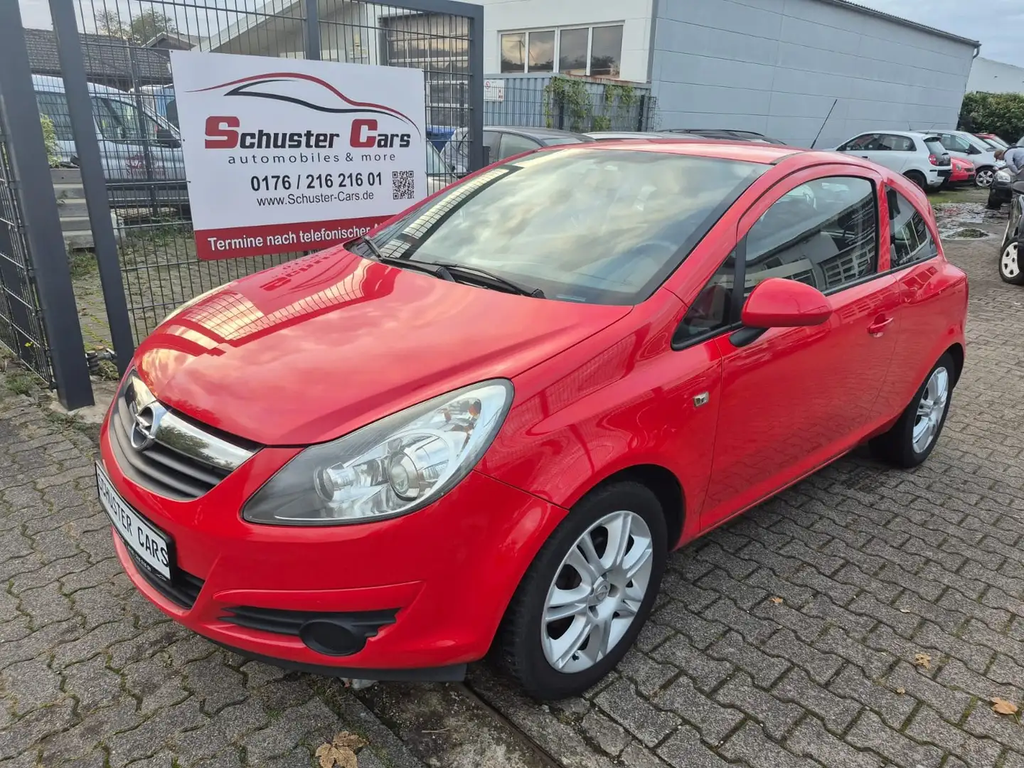 Opel Corsa Edition, 1.Hand(+TZ), Zahnriemen/Öl neu, TOP! Rot - 1