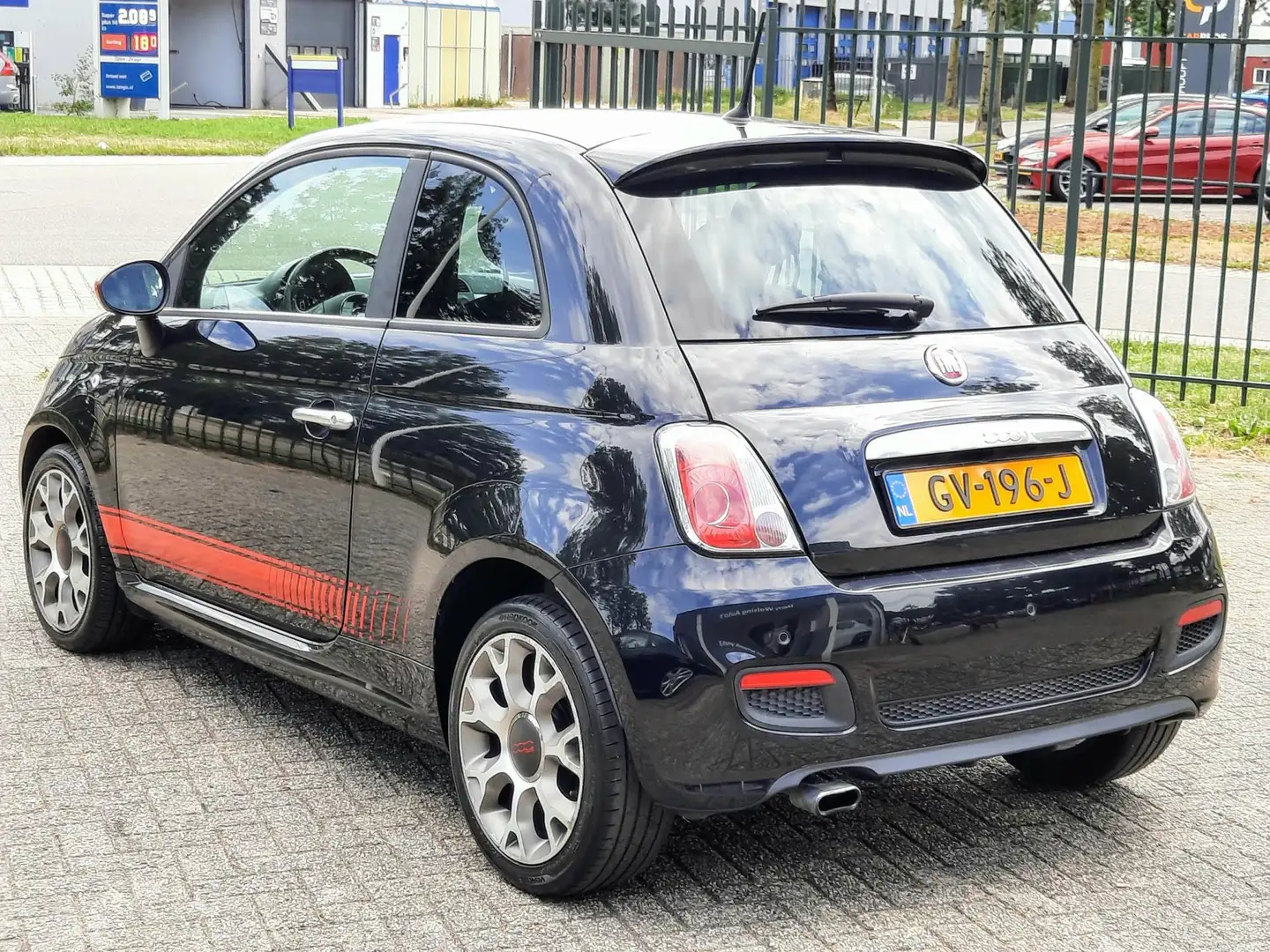 Fiat 500 0.9 TwinAir Turbo 500S Zwart - 2