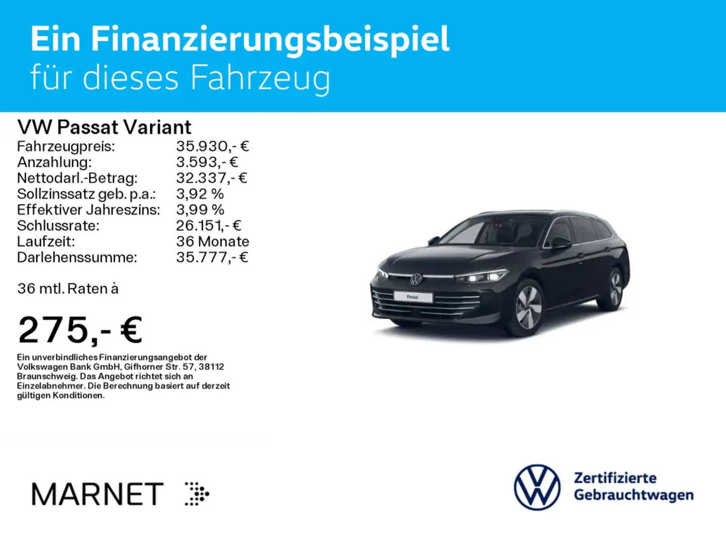 Volkswagen Passat Variant 2.0 TDI DSG ELEGANCE*IQ.LIGHT*AHK Schwarz - 2