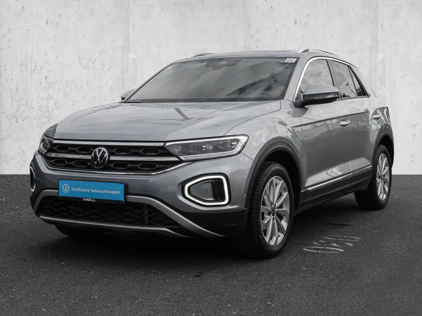 Volkswagen T-Roc 2.0 TDI DSG Style NAVI PANO LED STANDHZG Silber - 2