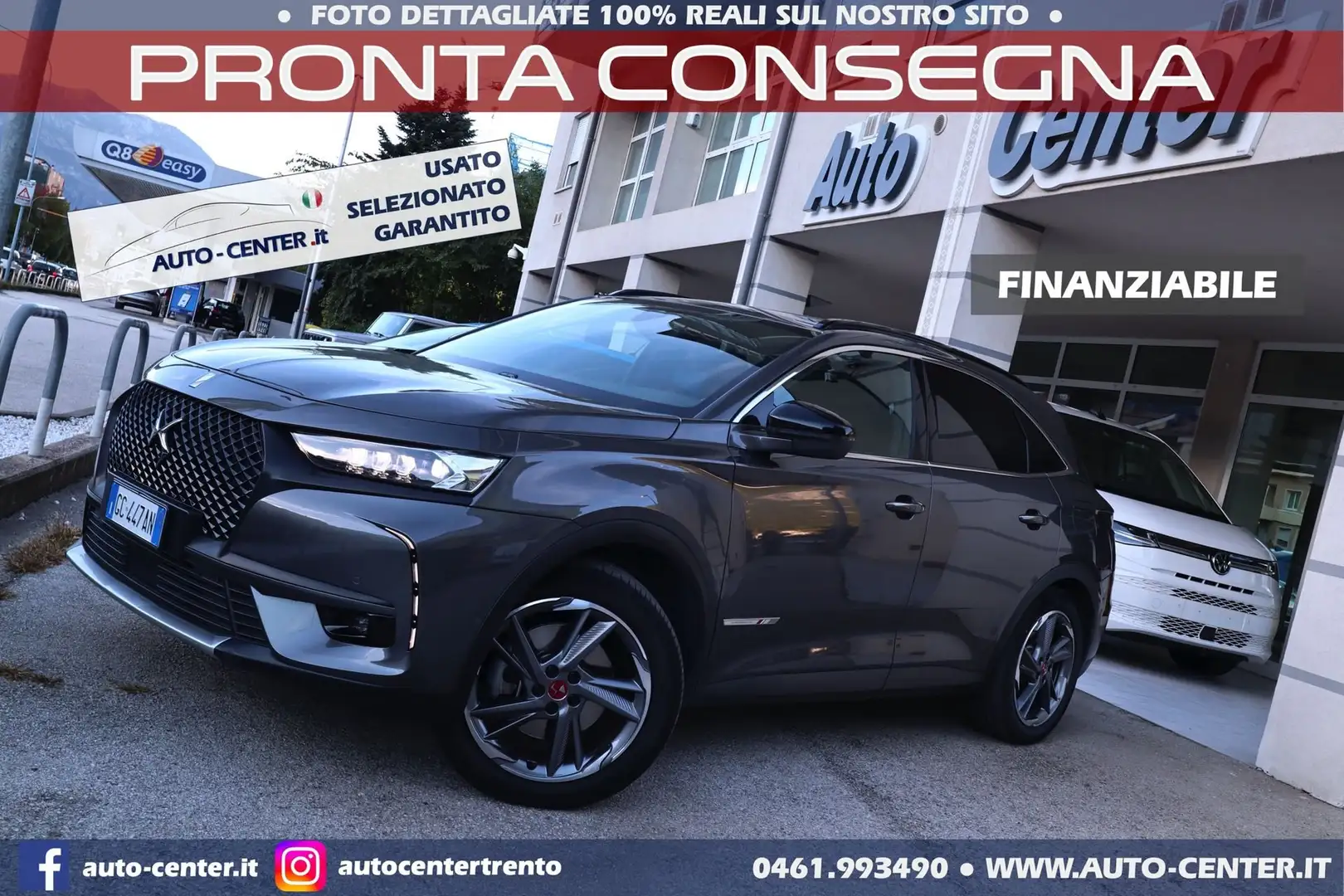 DS Automobiles DS 7 Crossback Crossback E-Tense 4x4 Performance Line GANCIO TRA Grigio - 1