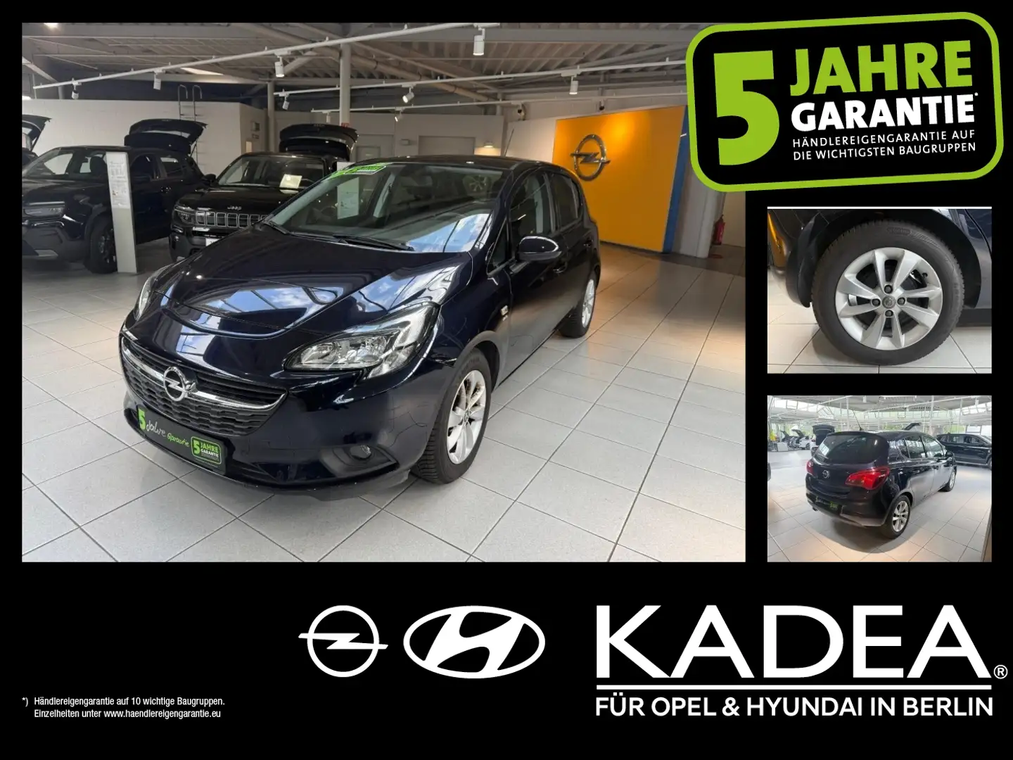 Opel Corsa E 1.4 Automatik,PDC,Kamera,Lenk+Sitzhzg Blau - 1