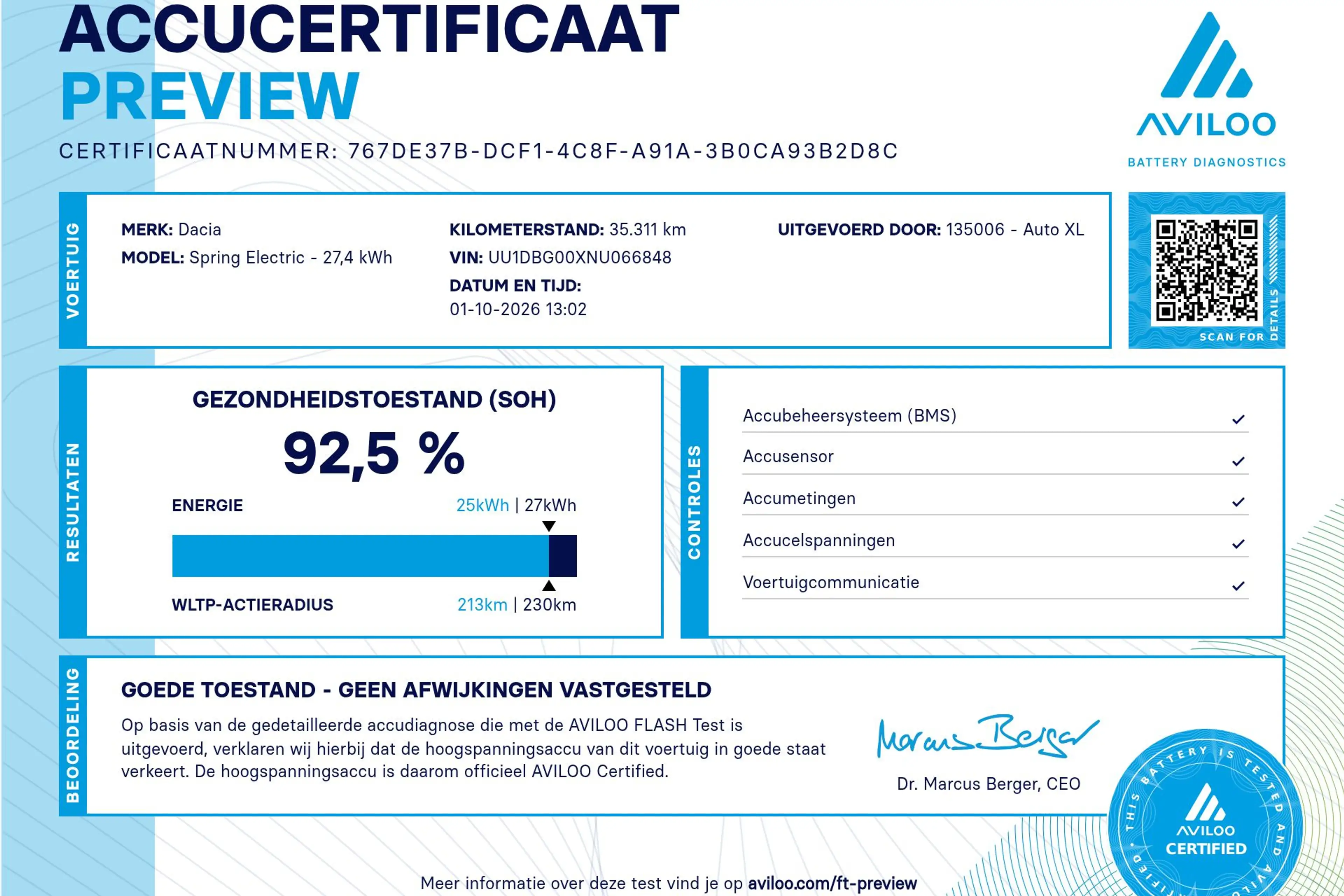 Dacia Spring Comfort 27 kWh (93%SOH) Half-Leder DAB LED 14'LMV — photo 2