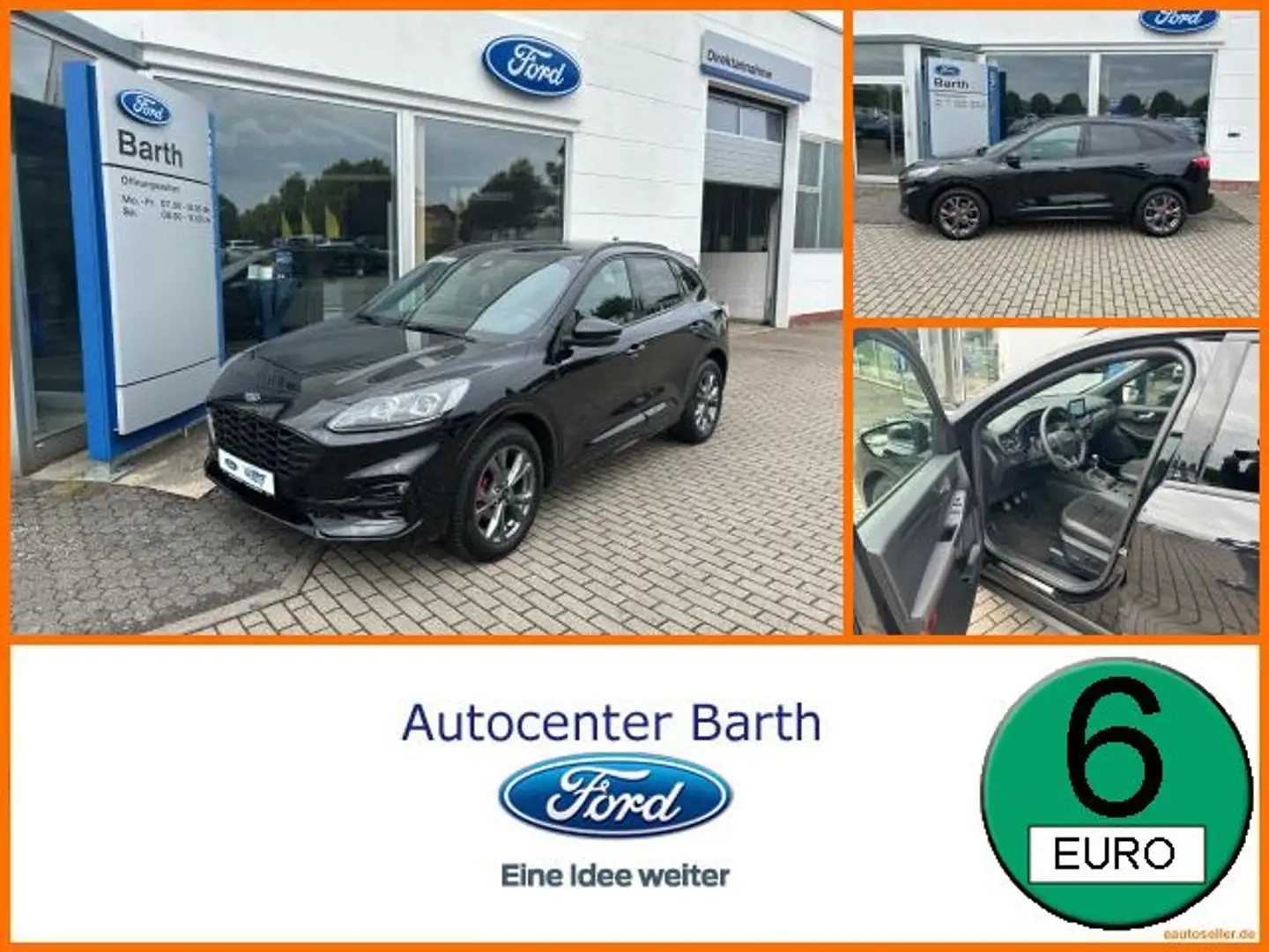 Ford Kuga 1.5 EcoBoost ST-Line X ACC FLA HUD Pano LM Schwarz - 1