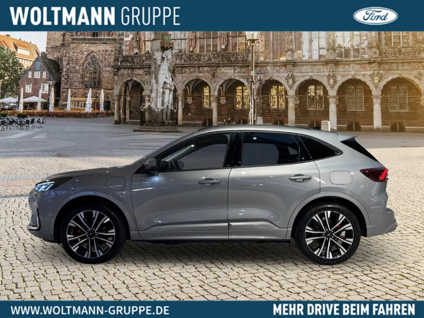 Ford Kuga ST-Line X HUD AHK-klappbar El. Panodach Navi B&O Zilver - 2