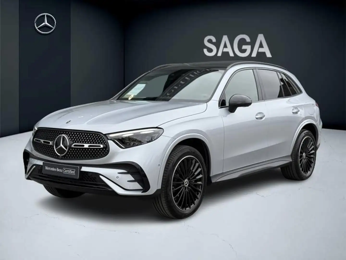 Mercedes-Benz GLC 300 300 e 4M AMG Night Pano Burmester Argent - 1