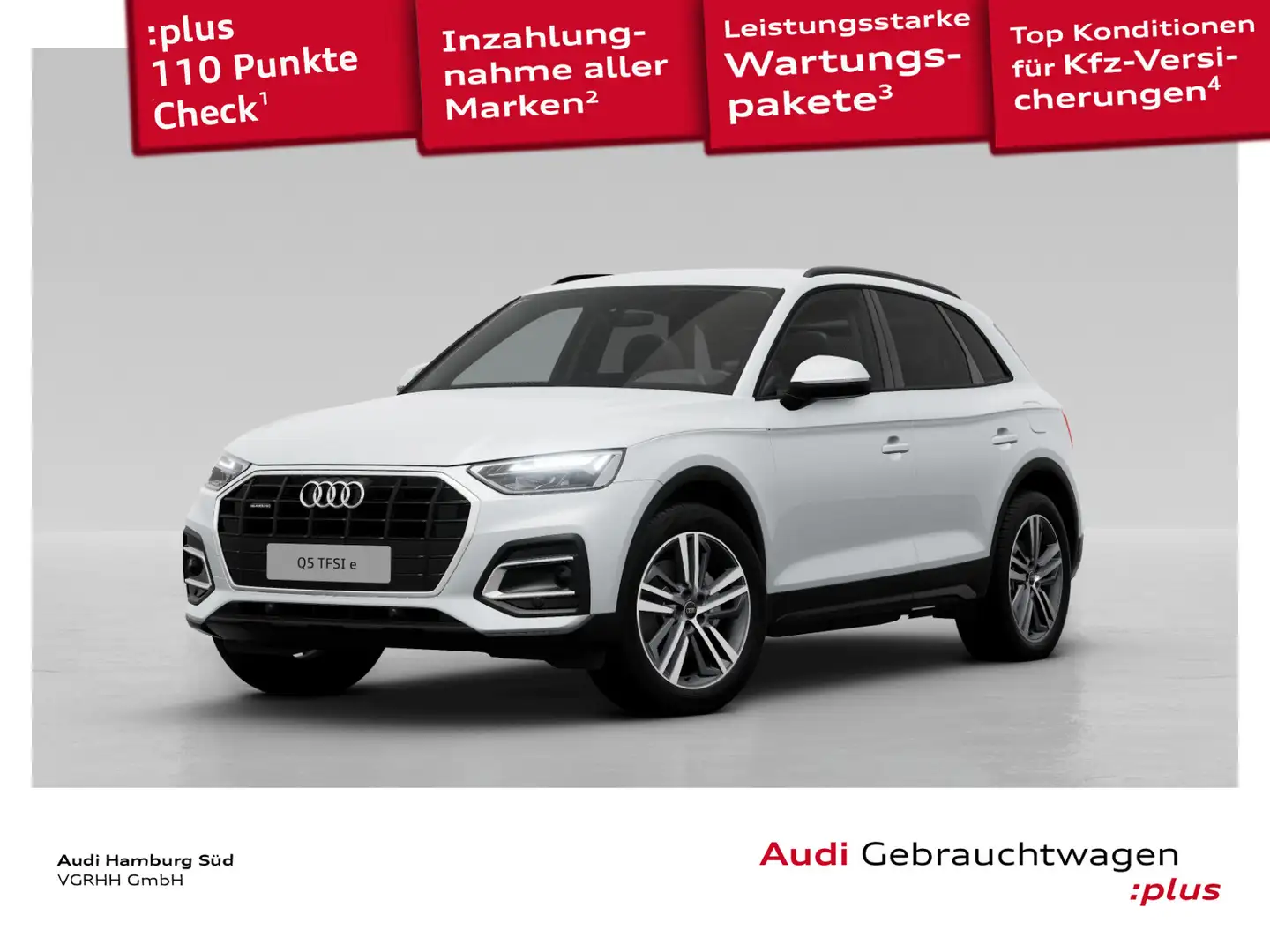 Audi Q5 50 TFSI e qu S tronic S LINE/LM20/VIRTUAL/NAV Weiß - 1