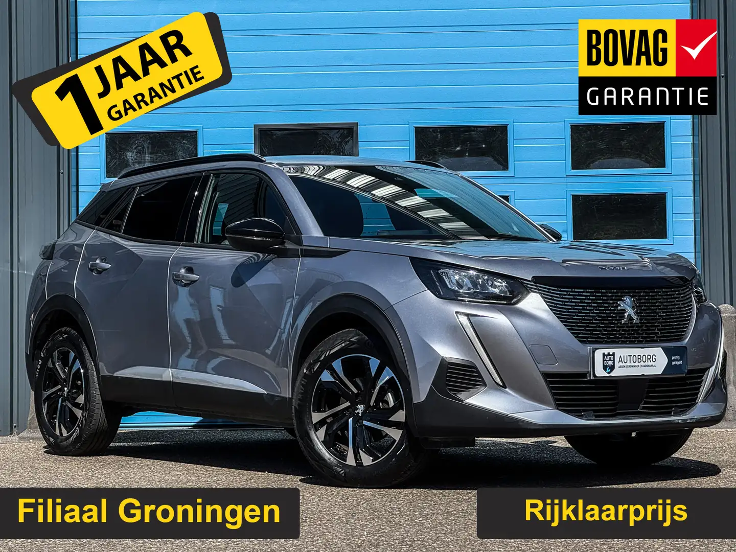Peugeot 2008 1.2 Allure Automaat GRATIS Afleverpakket! | Apple Gris - 1