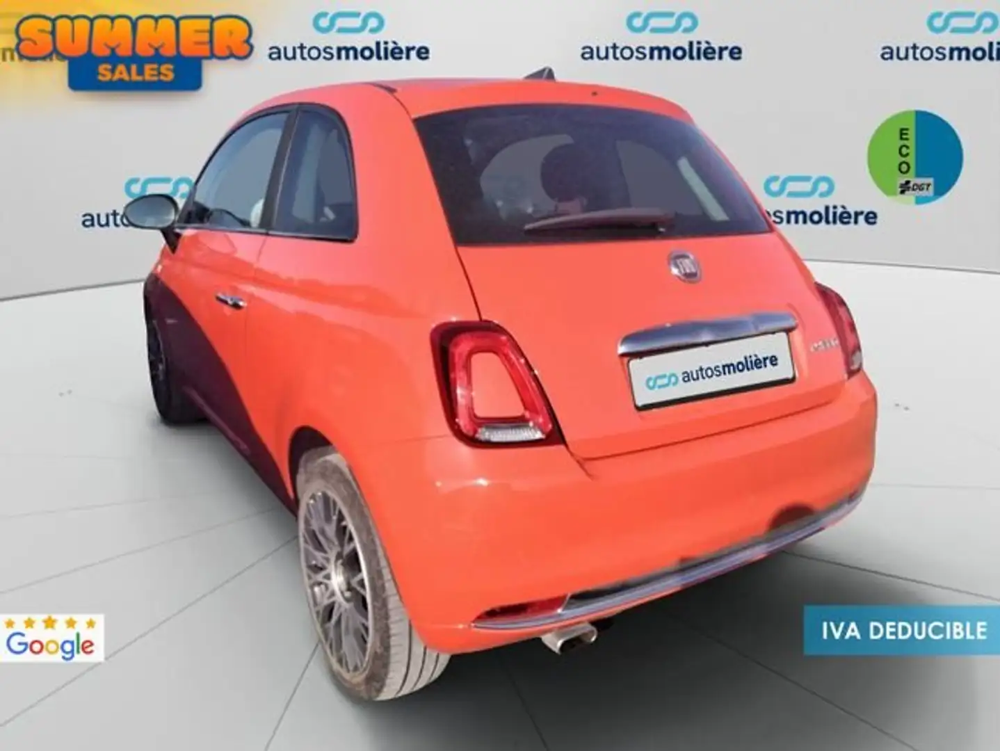 Fiat 500 1.0+Hybrid+Dolcevita+51+kW+%2870+CV%29 Naranja - 2