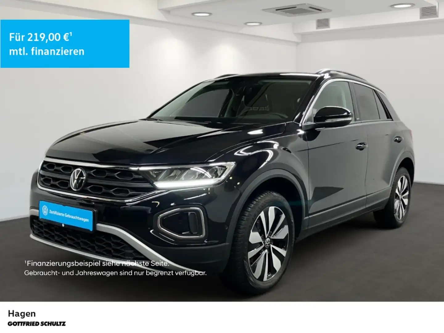 Volkswagen T-Roc 1.5 TSI DSG LED NAV KAMERA SHZ Move Schwarz - 1
