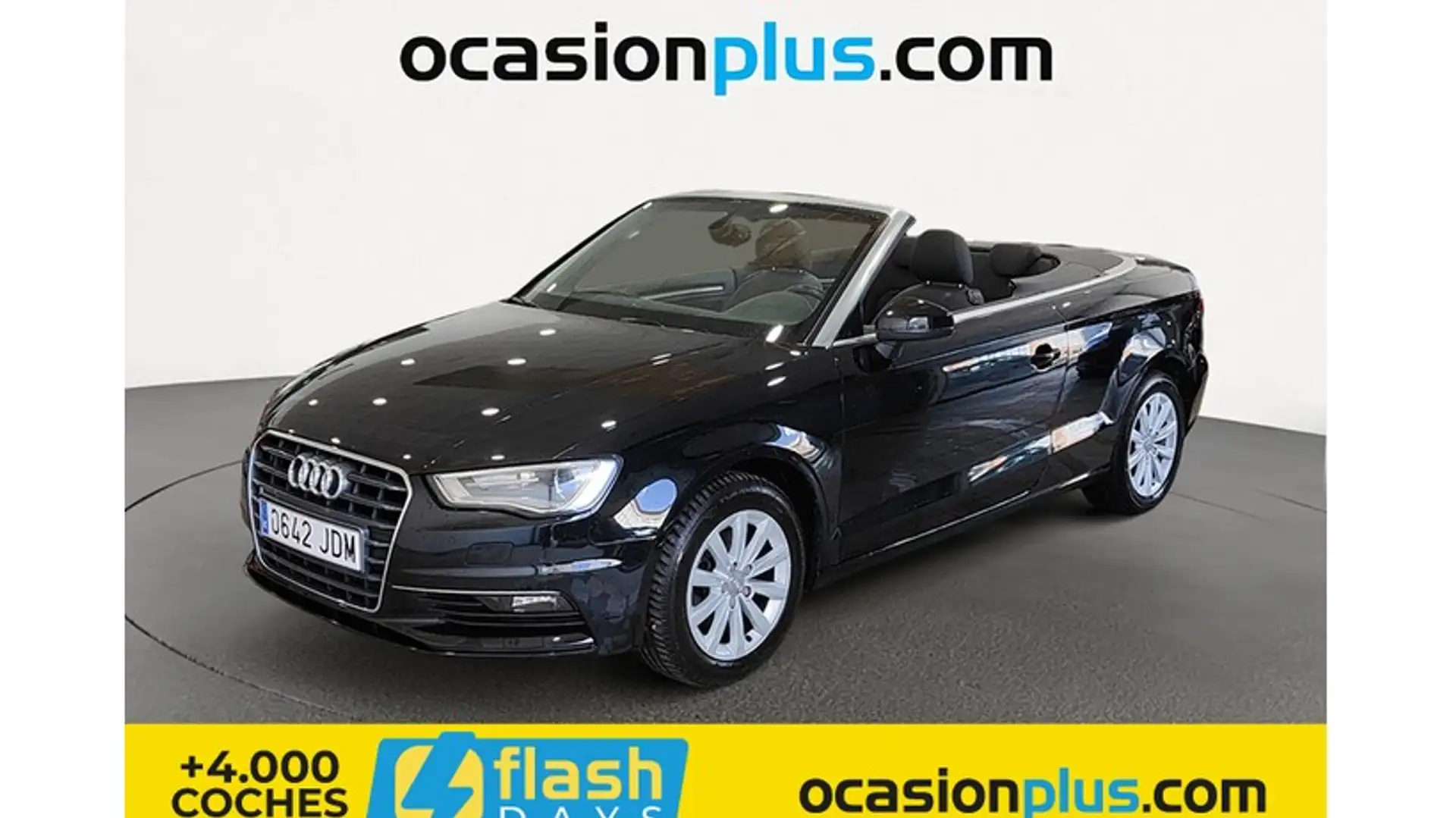 Audi A3 Cabrio 1.6TDI CD Attraction Negro - 1