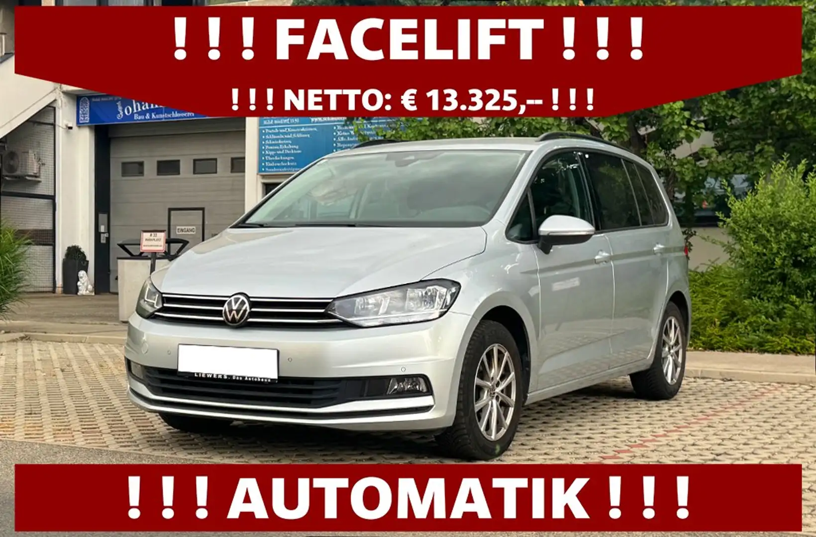 Volkswagen Touran 2,0 TDI DSG Life | NETTO: € 13.325,-- Silber - 1