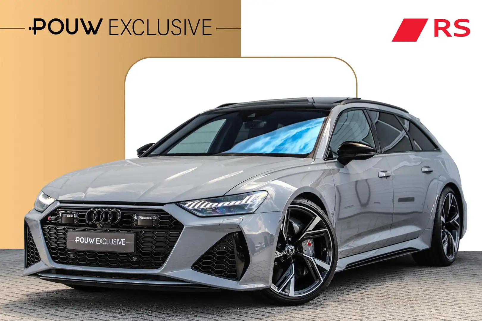 Audi RS6 Avant 4.0 TFSI 600pk Quattro | Trekhaak | Keramisc Gris - 1