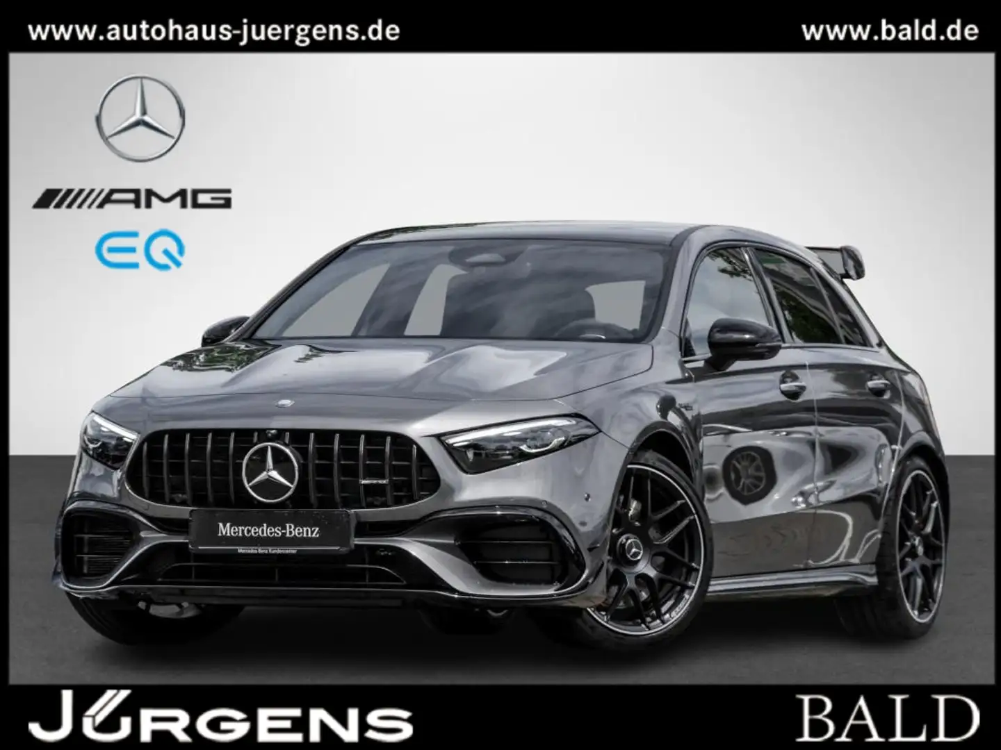 Mercedes-Benz A 45 AMG A 45 S AMG 4M+ Aero/ILS/Pano/Burm/360/HUD/Night Šedá - 2