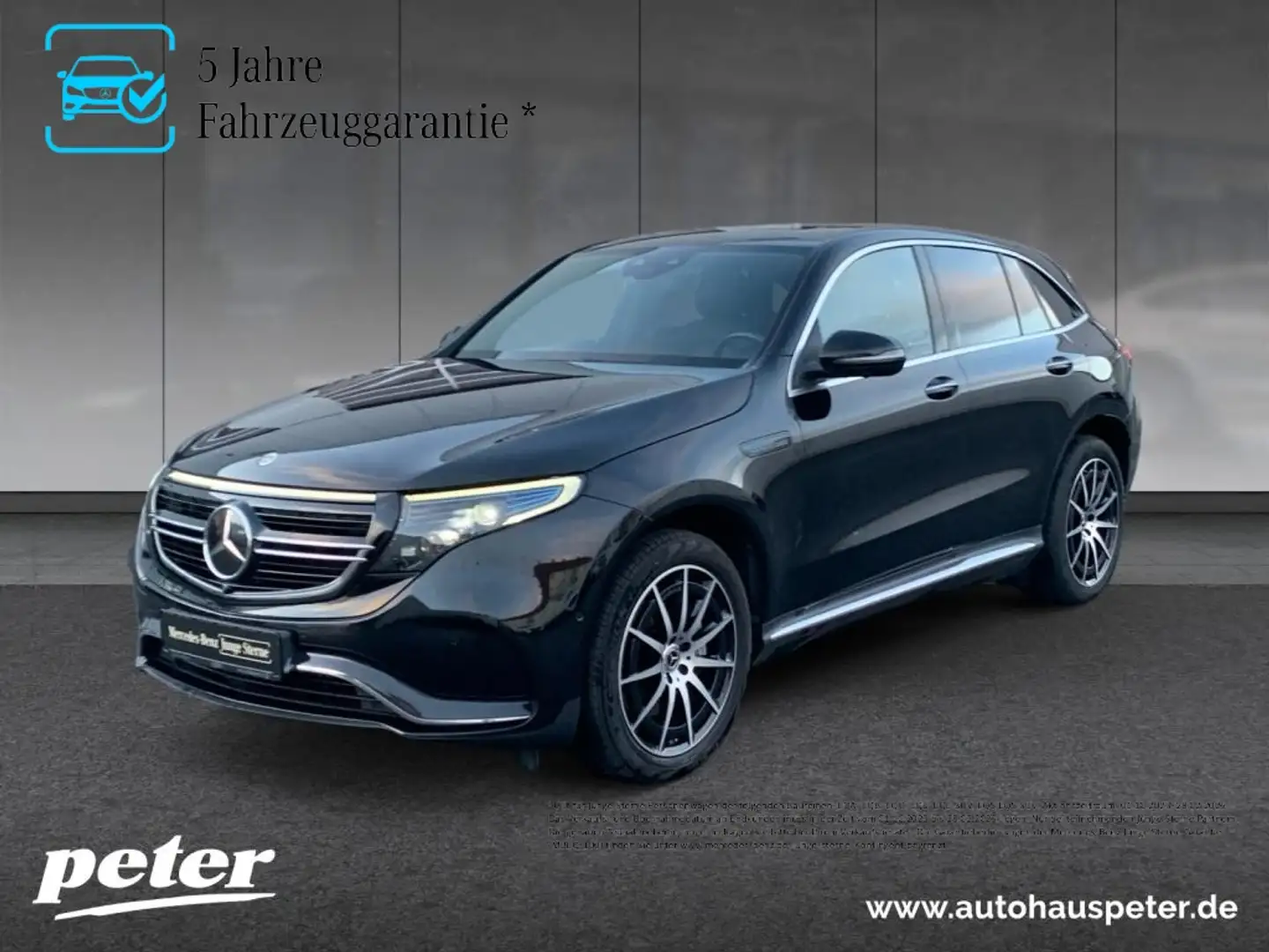 Mercedes-Benz EQC 400 4MATIC AMG, Distronic, Schiebedach Noir - 1