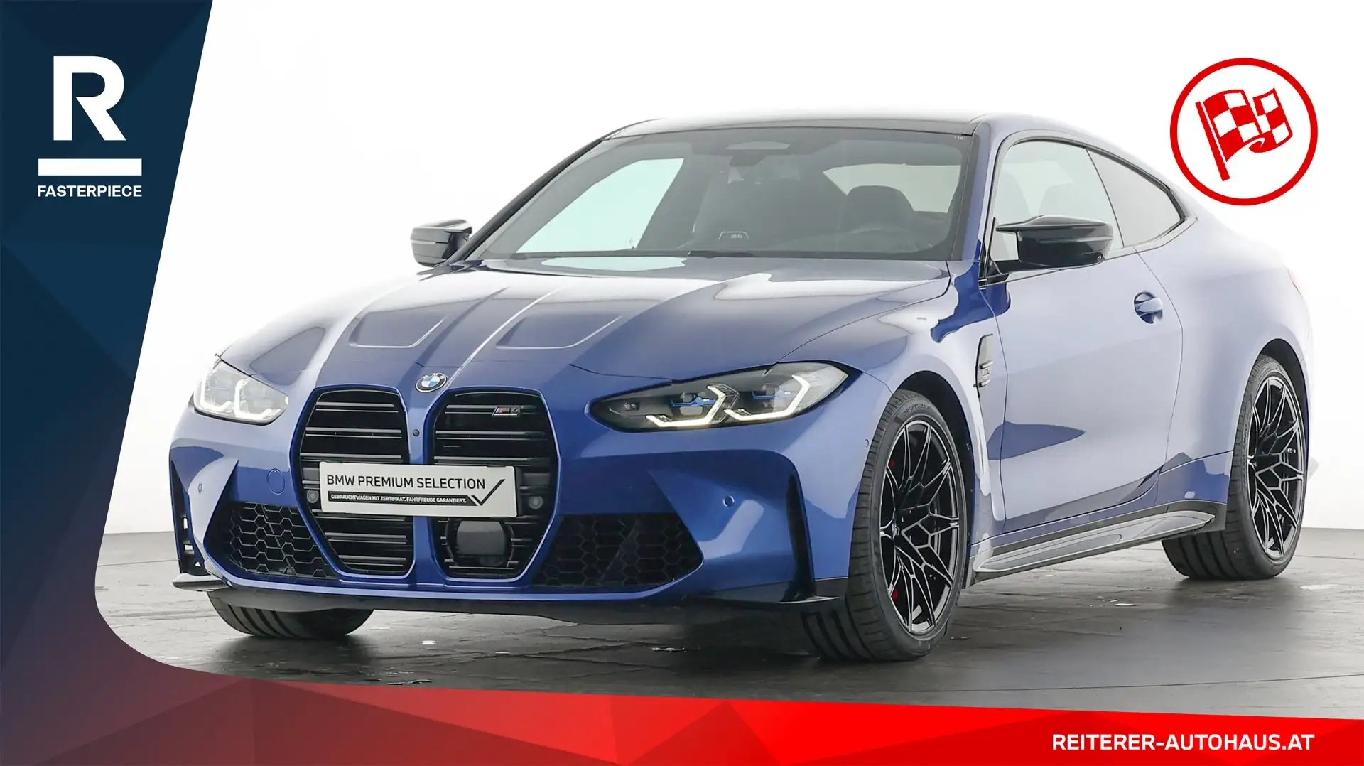 BMW M4 Competition M xDrive *Adaptives M Fahrwerk Blau - 1