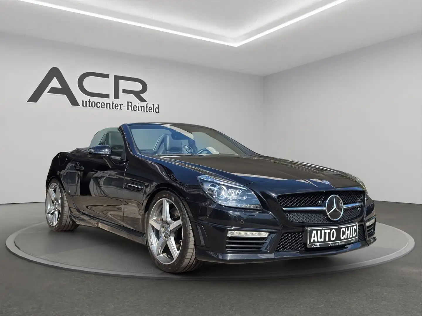 Mercedes-Benz SLK 55 AMG Roadster Sammlerzustand/H&K/Designo! Schwarz - 1