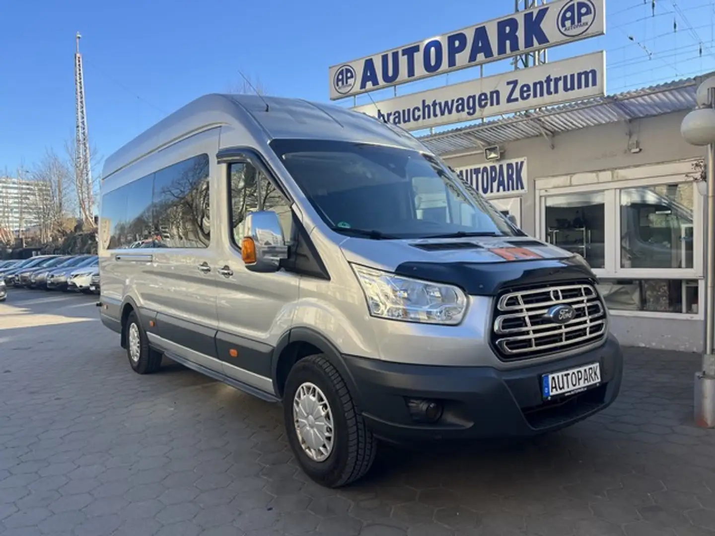 Ford Transit 2.2 TDCi Euroline Lang*Klima*Navi*9 Size siva - 1