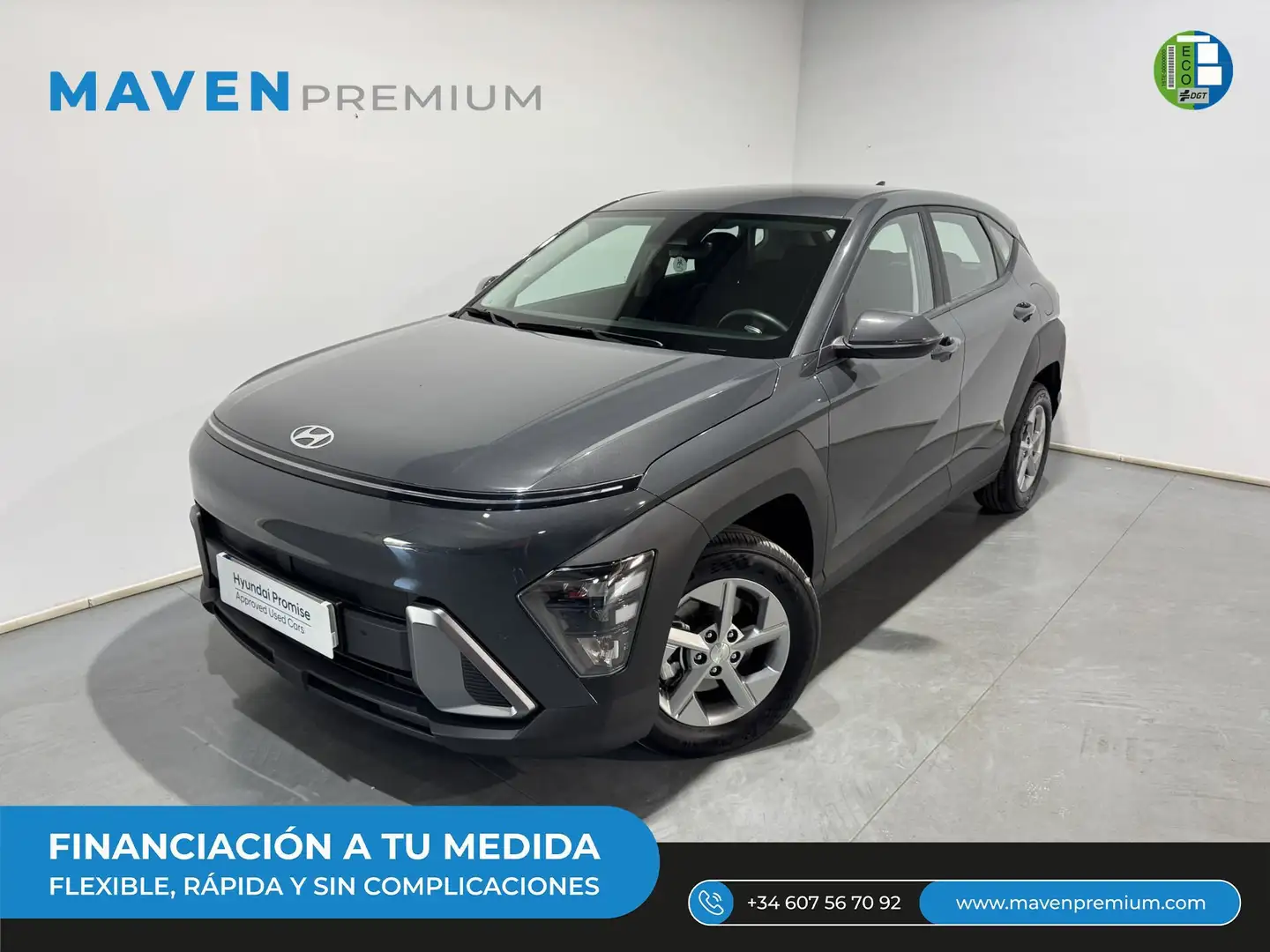 Hyundai KONA HEV 1.6 GDI Maxx DT Gris - 1