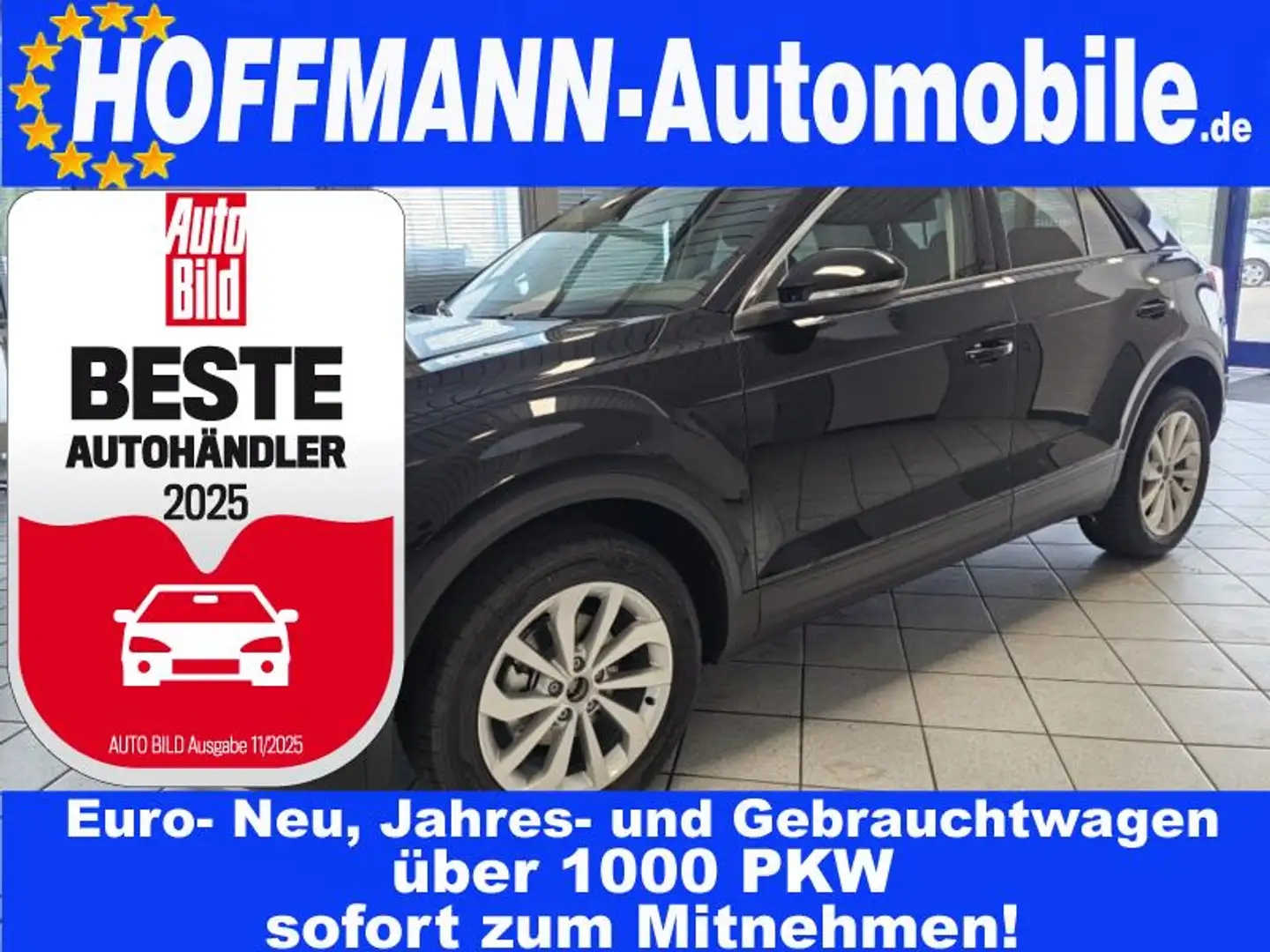 Volkswagen T-Roc Life AHK,Climatr,Sitzhzg.,Kamera,Keyless Zwart - 1