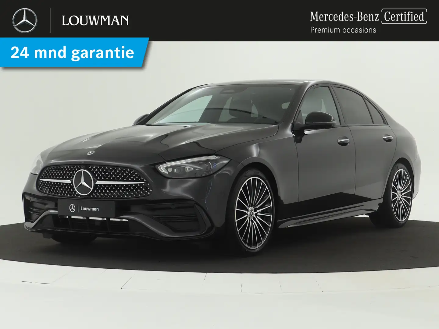 Mercedes-Benz C 180 AMG Line | Nightpakket | Trekhaak | Premium Pack | Grijs - 1