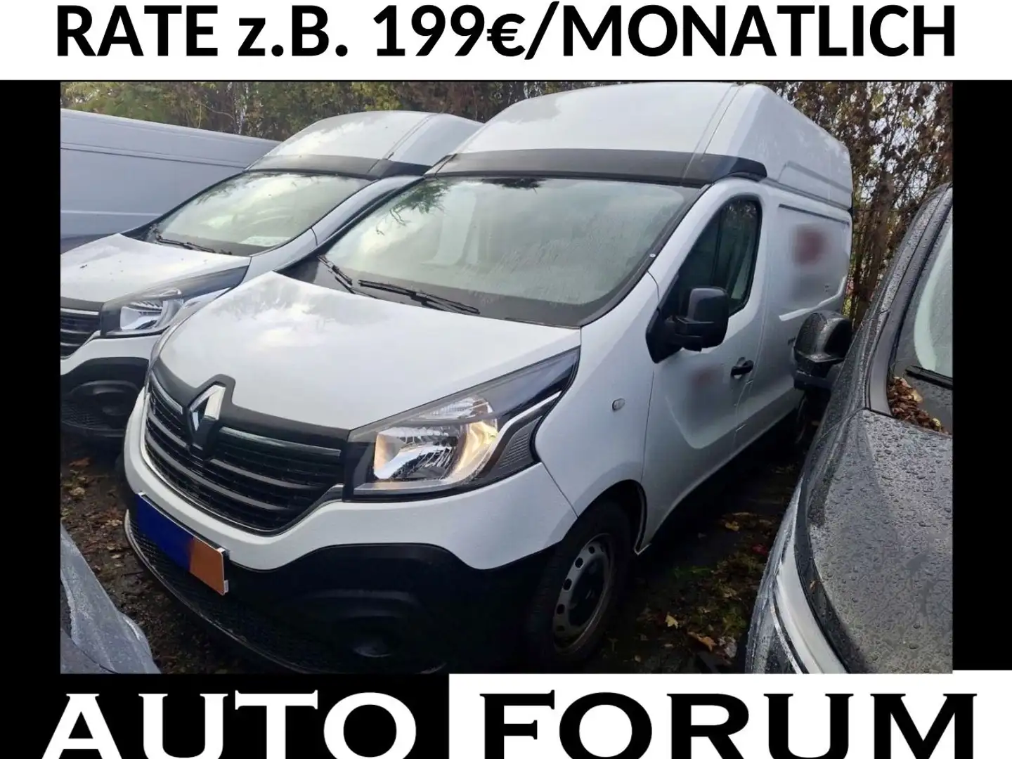 Renault Trafic 2.0 dCi L1H2 3,0t HOCH KLIMA PDC 3SITZER Blanc - 1