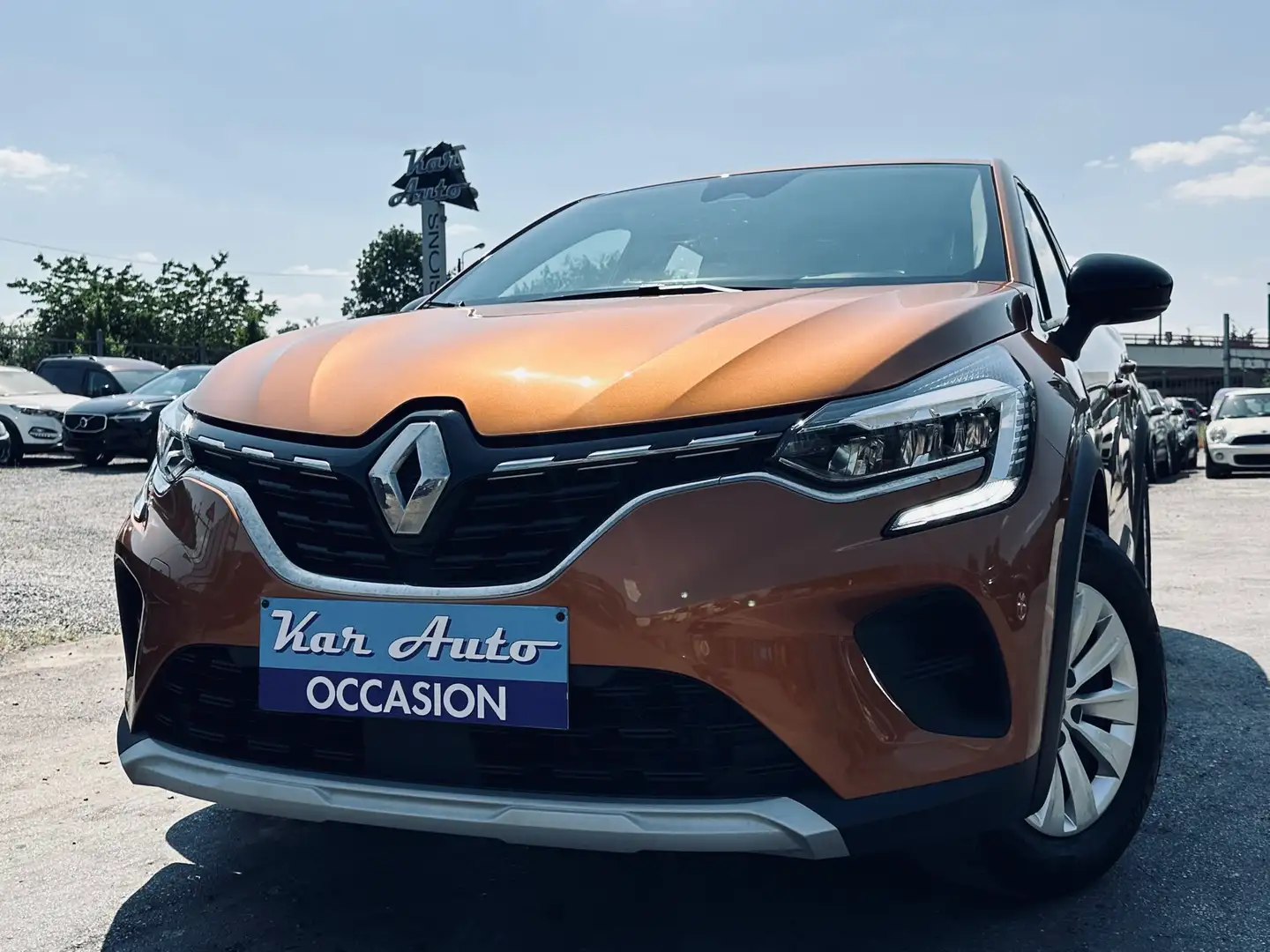 Renault Captur 1.0 TCe*GPS*AIRCO*GARANTIE 12 MOIS* Orange - 1