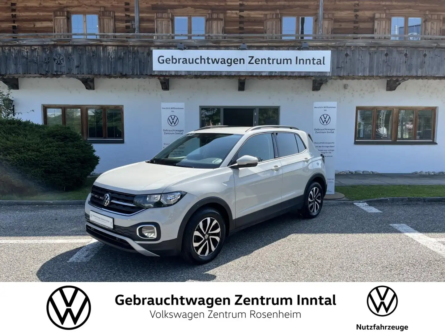 Volkswagen T-Cross 1,0 TSI DSG Active (RearView+Sitzhzg.) Klima Grau - 1