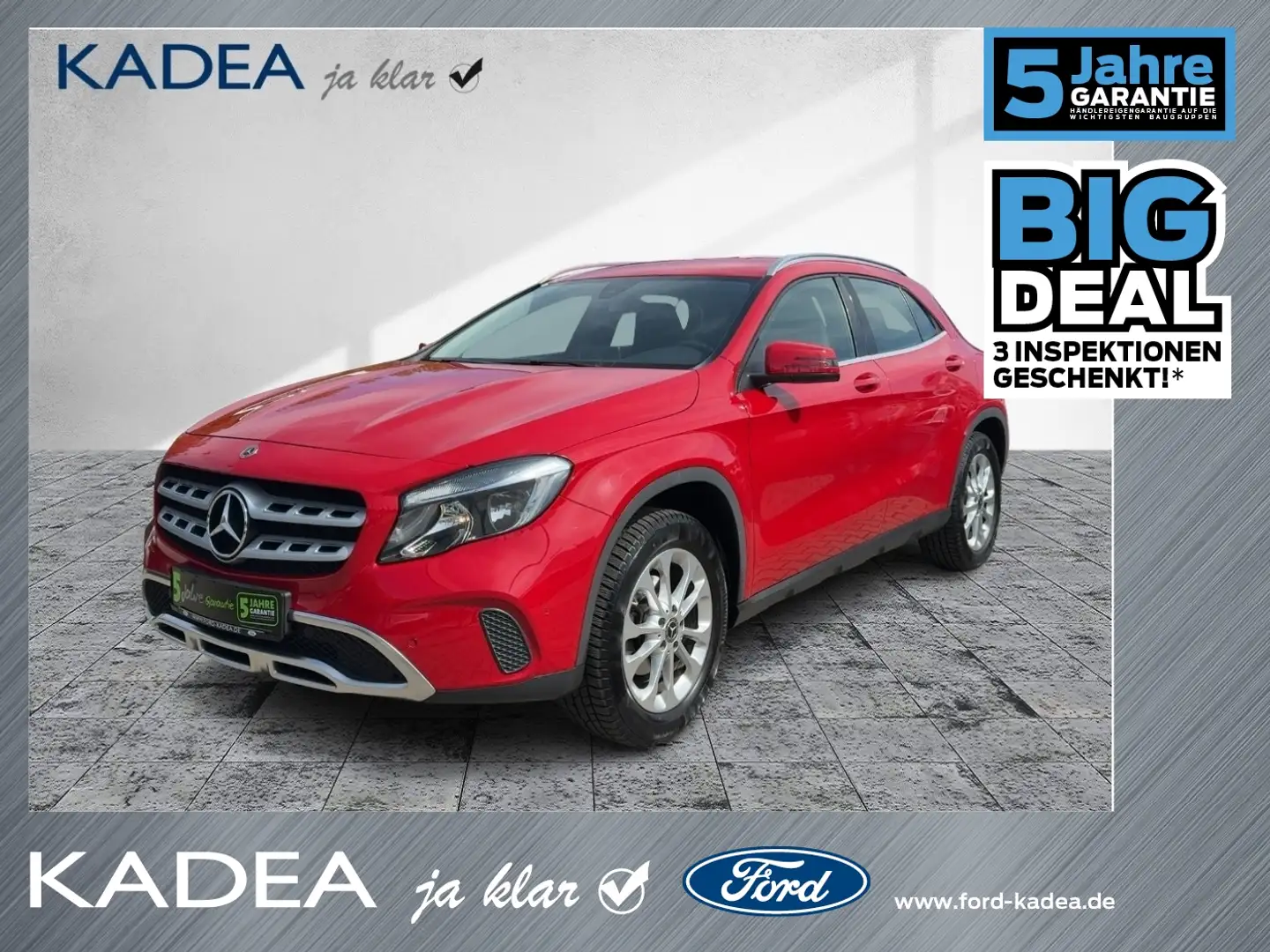 Mercedes-Benz GLA 180 Urban el.Heckkl*NAVI*TWA*8fach bereift Rot - 1