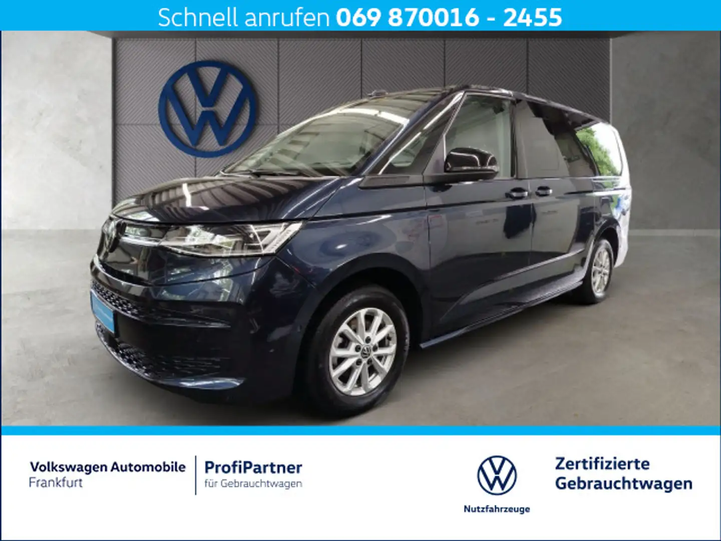 Volkswagen T7 Multivan T7 Multivan 2.0 TDI DSG Life LR Navi IQ.Light Fr Blau - 1