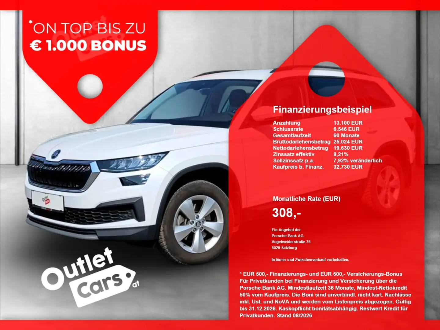 Skoda Kodiaq 2.0 TDI 4x4 Ambition SC AHK+LED+LEDER+RFK Weiß - 1