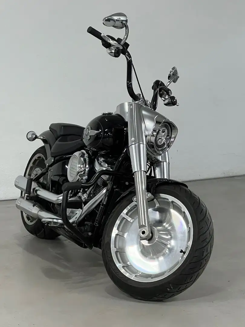 Harley-Davidson 5HD FAT BOY /KLAPPENAUSPUFF/UMBAU Nero - 2