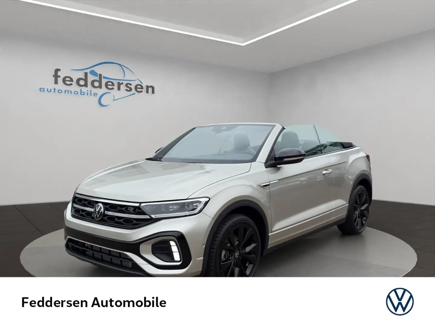 Volkswagen T-Roc Cabriolet R-Line 1.5 TSI DSG AHK Navi Rückfahrkam Silber - 1