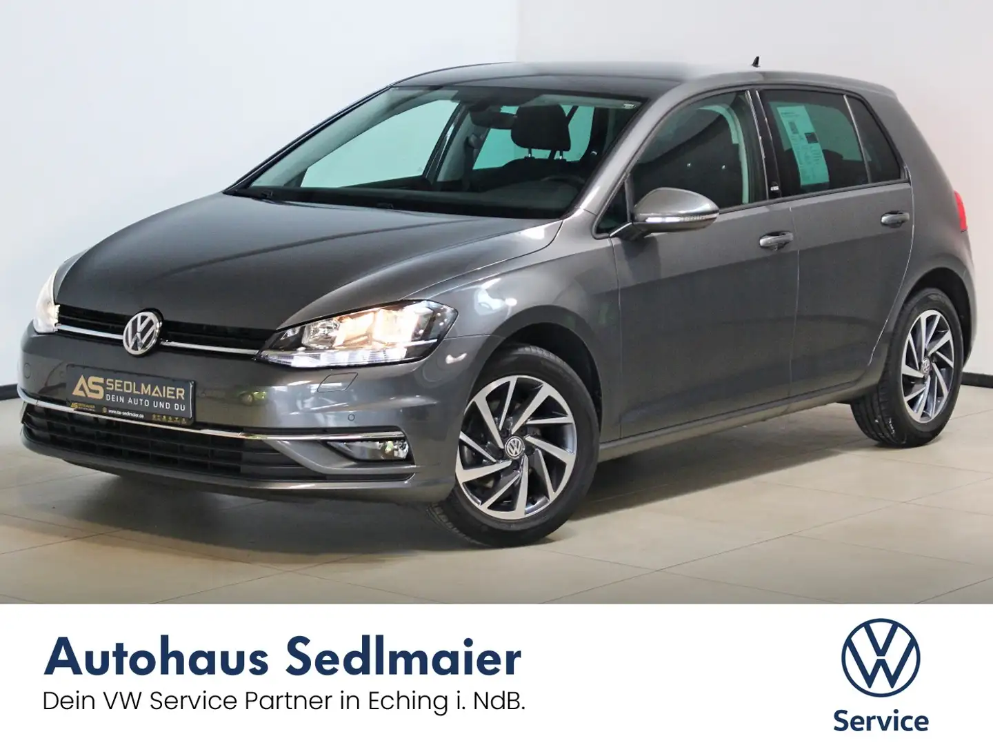 Volkswagen Golf VII 1.0 TSI Sound SHZ|ACC|PDCvo+hi|NAV|APPs Gris - 2