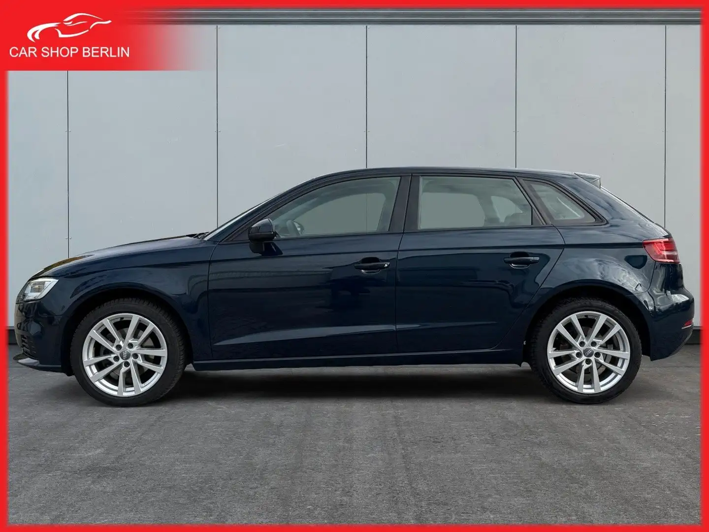 Audi A3 Sportback 30 TDI Bi-Xenon S-Tronic Leder PDC Blau - 2