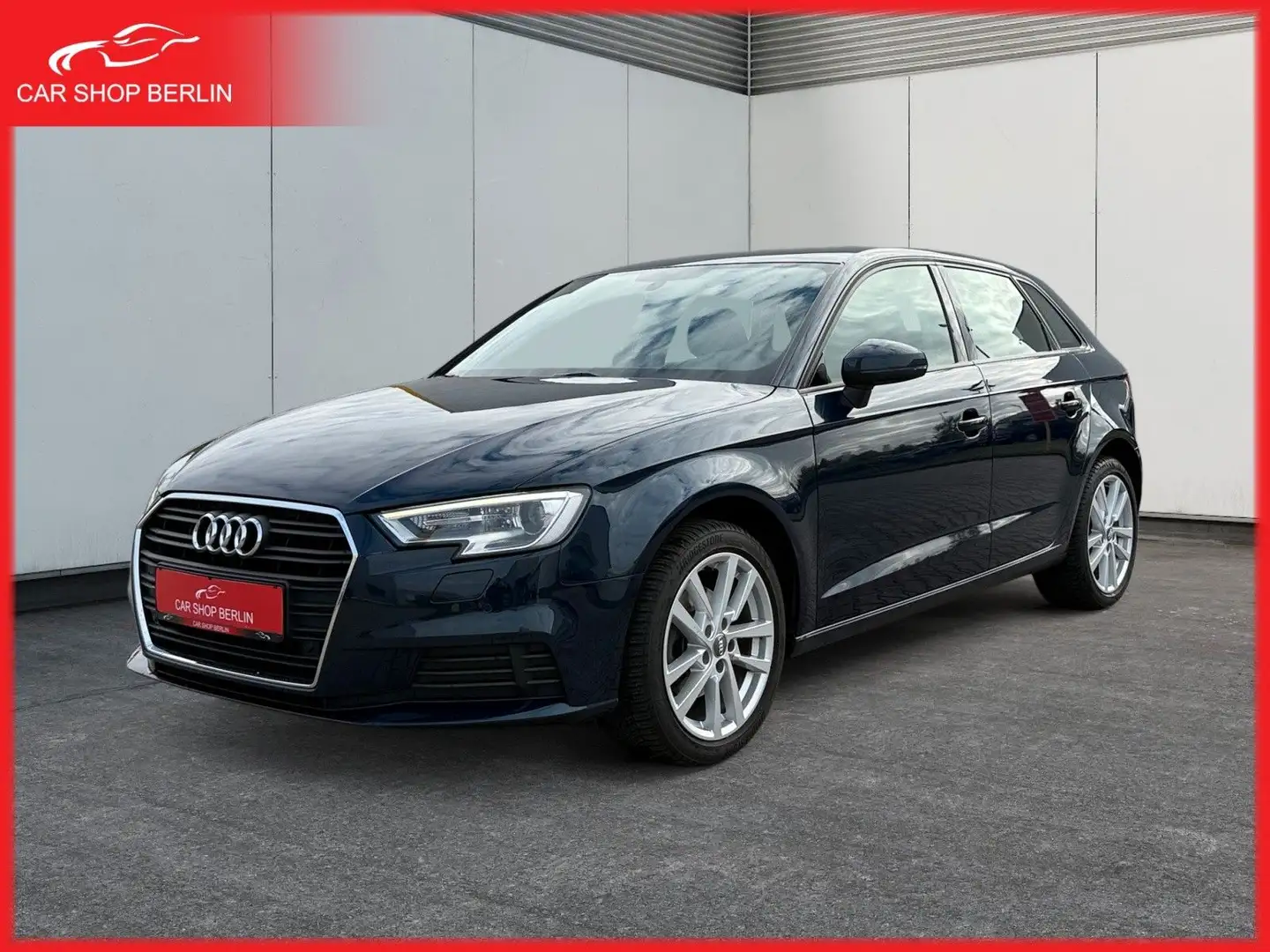 Audi A3 Sportback 30 TDI Bi-Xenon S-Tronic Leder PDC Blau - 1