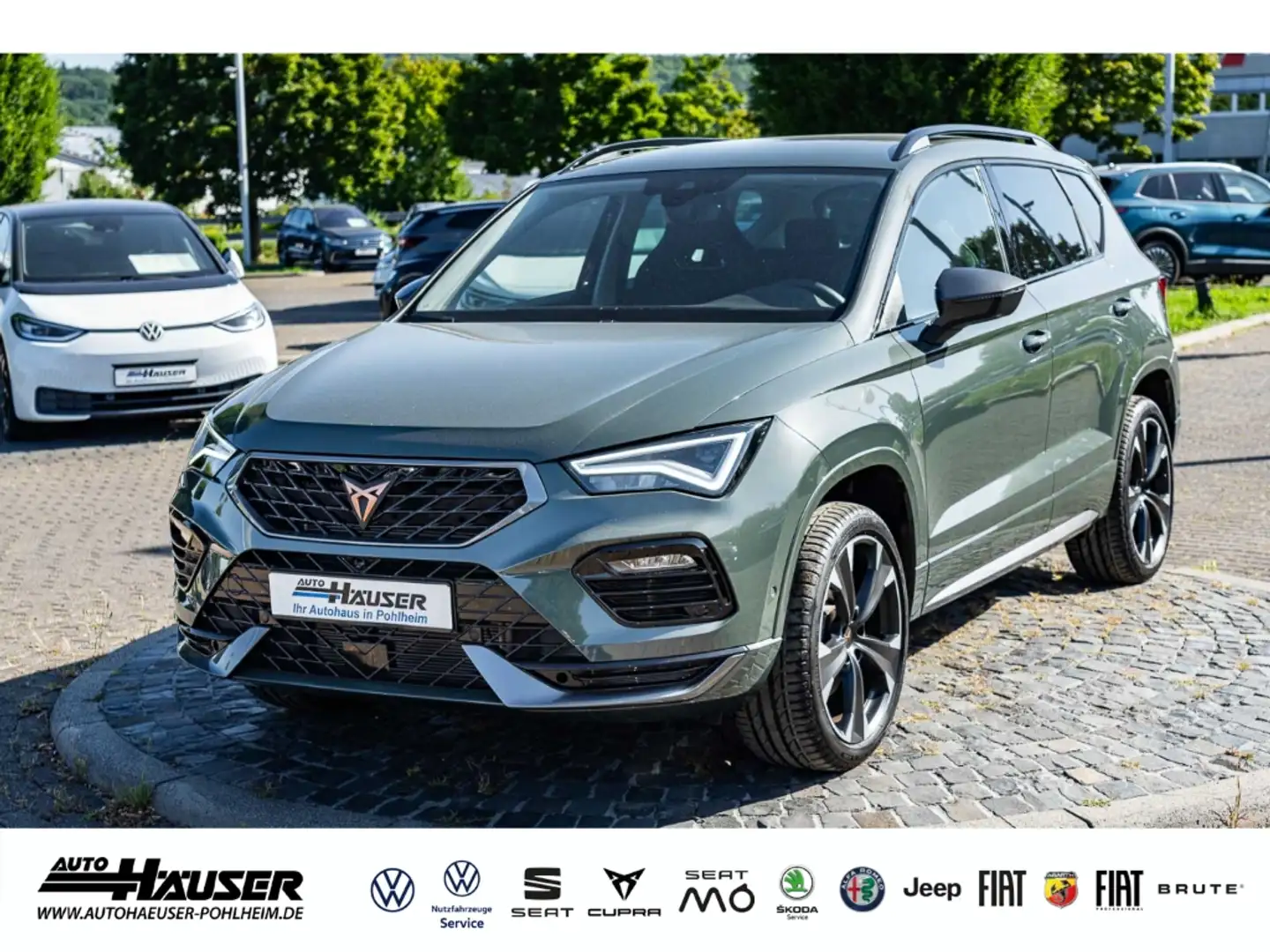 CUPRA Ateca 1.5 TSI DSG AHK TOP-VIEW EL. HECKKL. NAVI PARK LED Grün - 1