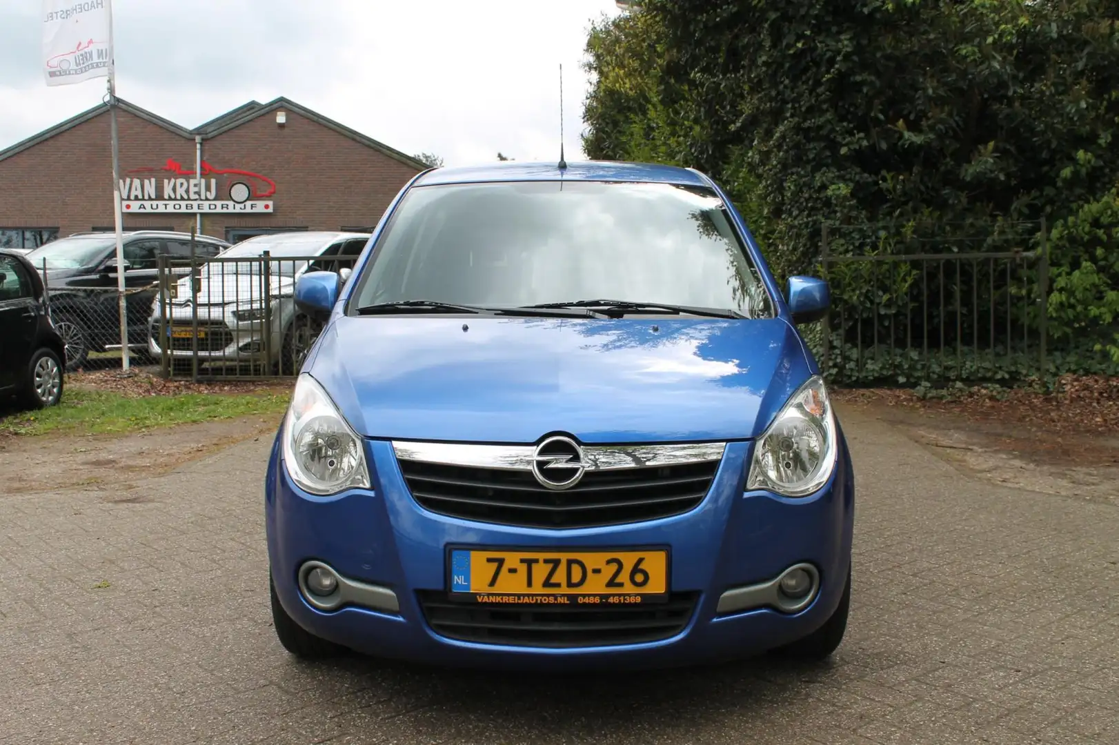 Opel Agila 1.2 Edition, 89252km+Nap, Airco, Cv, Lm, Stoelverw Синій - 2