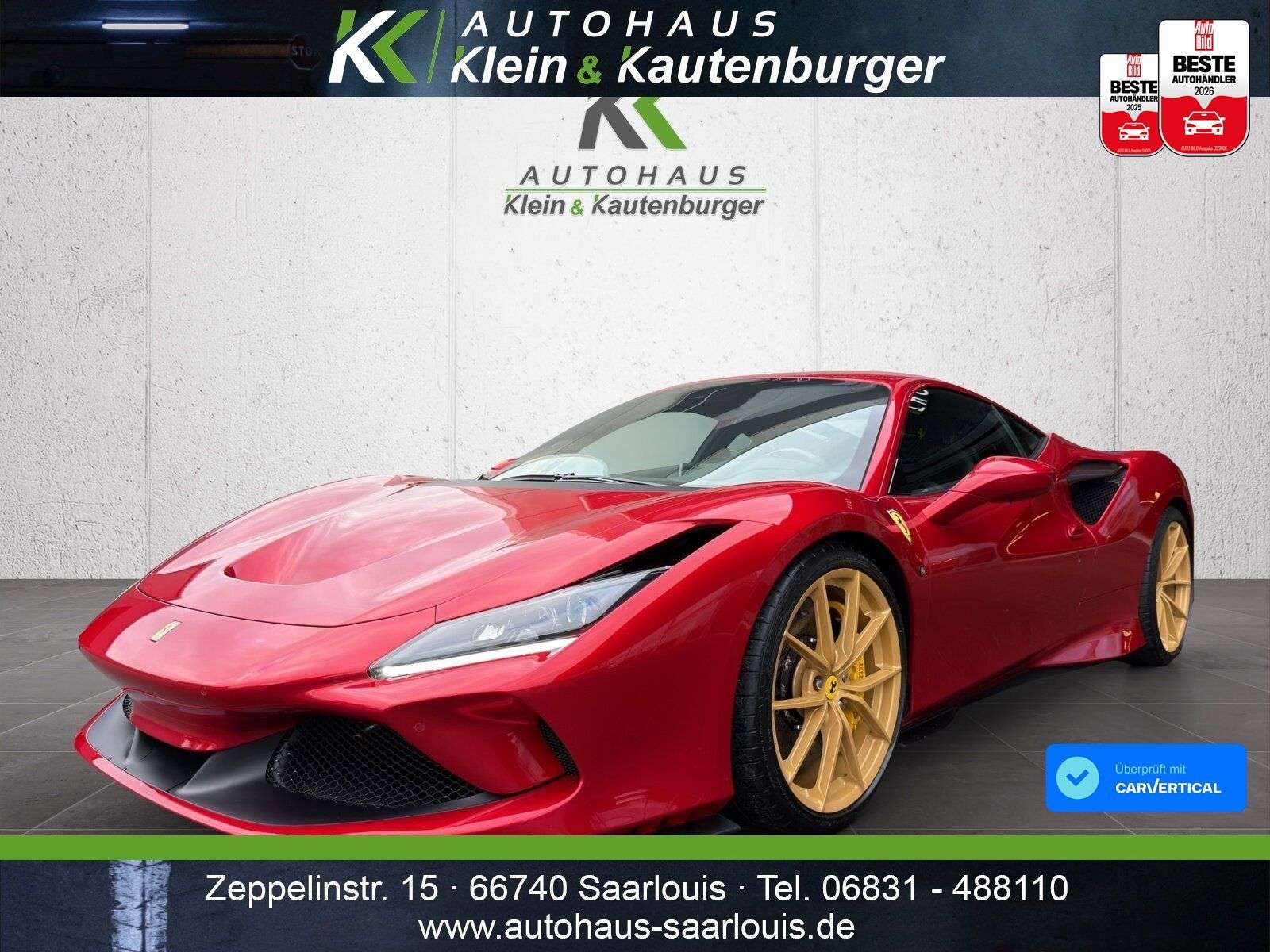 Brugt Ferrari F8 Tributo 