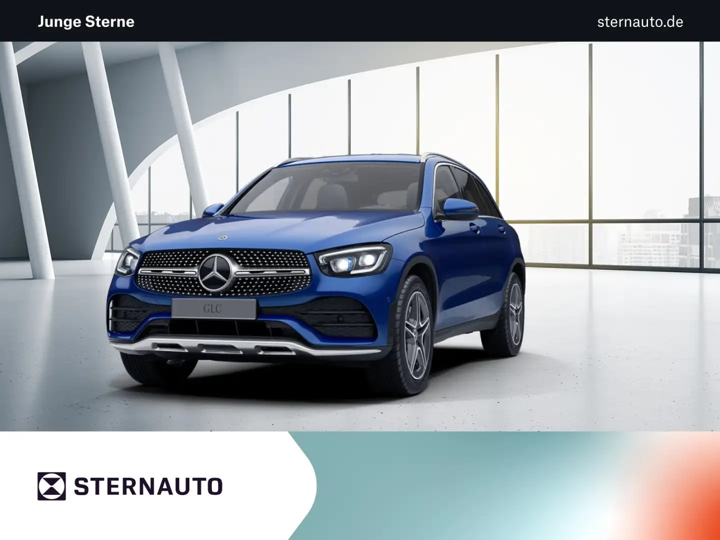 Mercedes-Benz GLC 200 GLC 200 4MATIC  AMG Line Navi/Distronic/Styling Bleu - 1