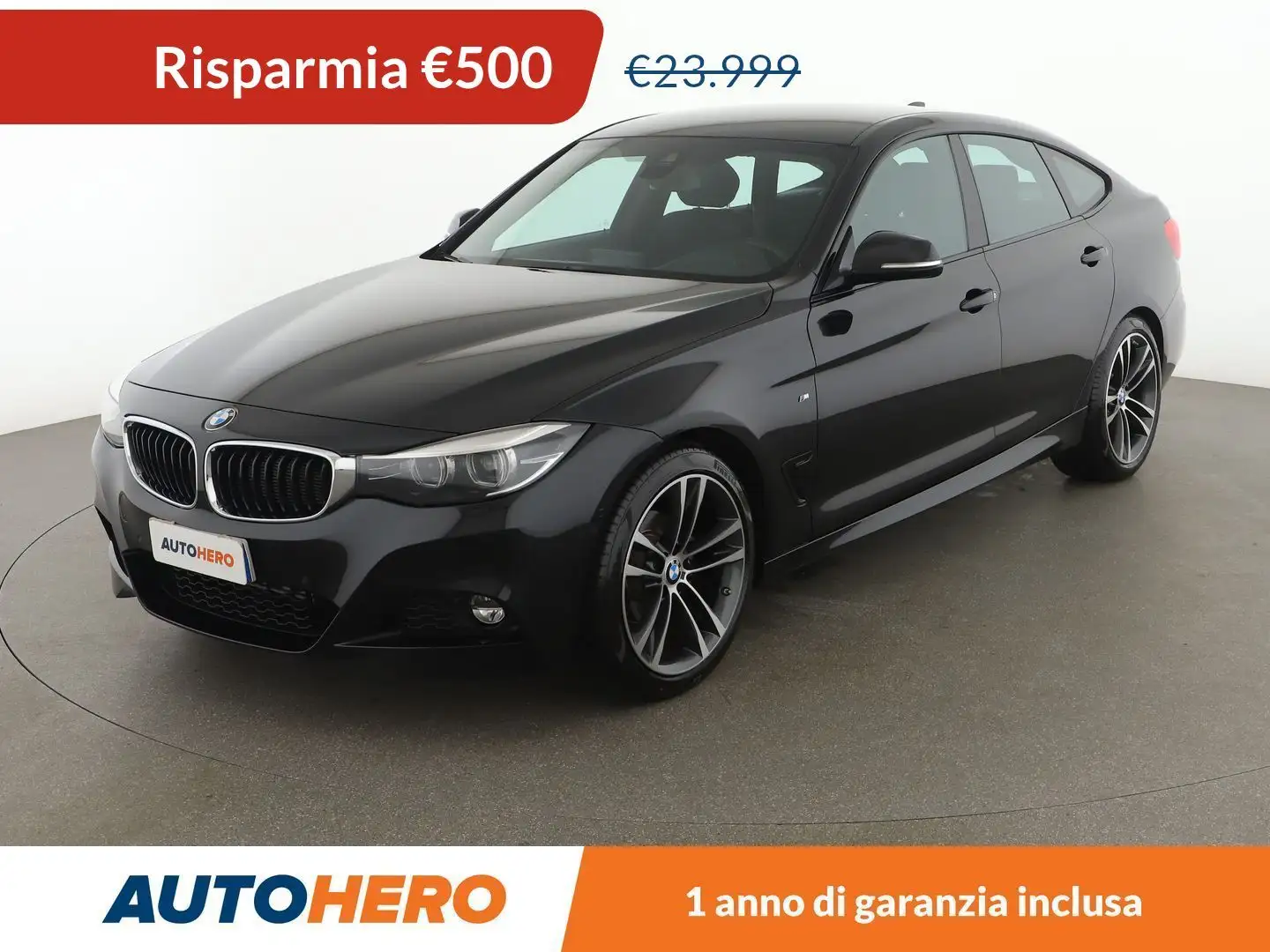 BMW 318 318d GT Msport Fekete - 1