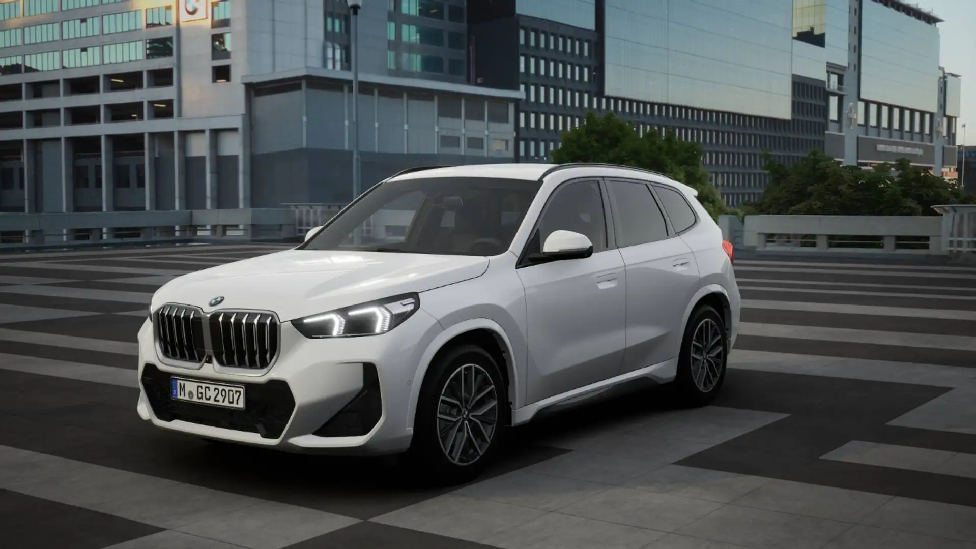 BMW X1 sDrive18d ///M-Sport SpurAss AHK HiFi RFK Blanc - 1