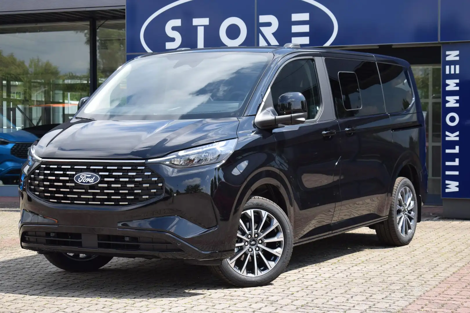 Ford Tourneo Custom L1H1 Titanium X PHEV Top Ausstatt Noir - 2