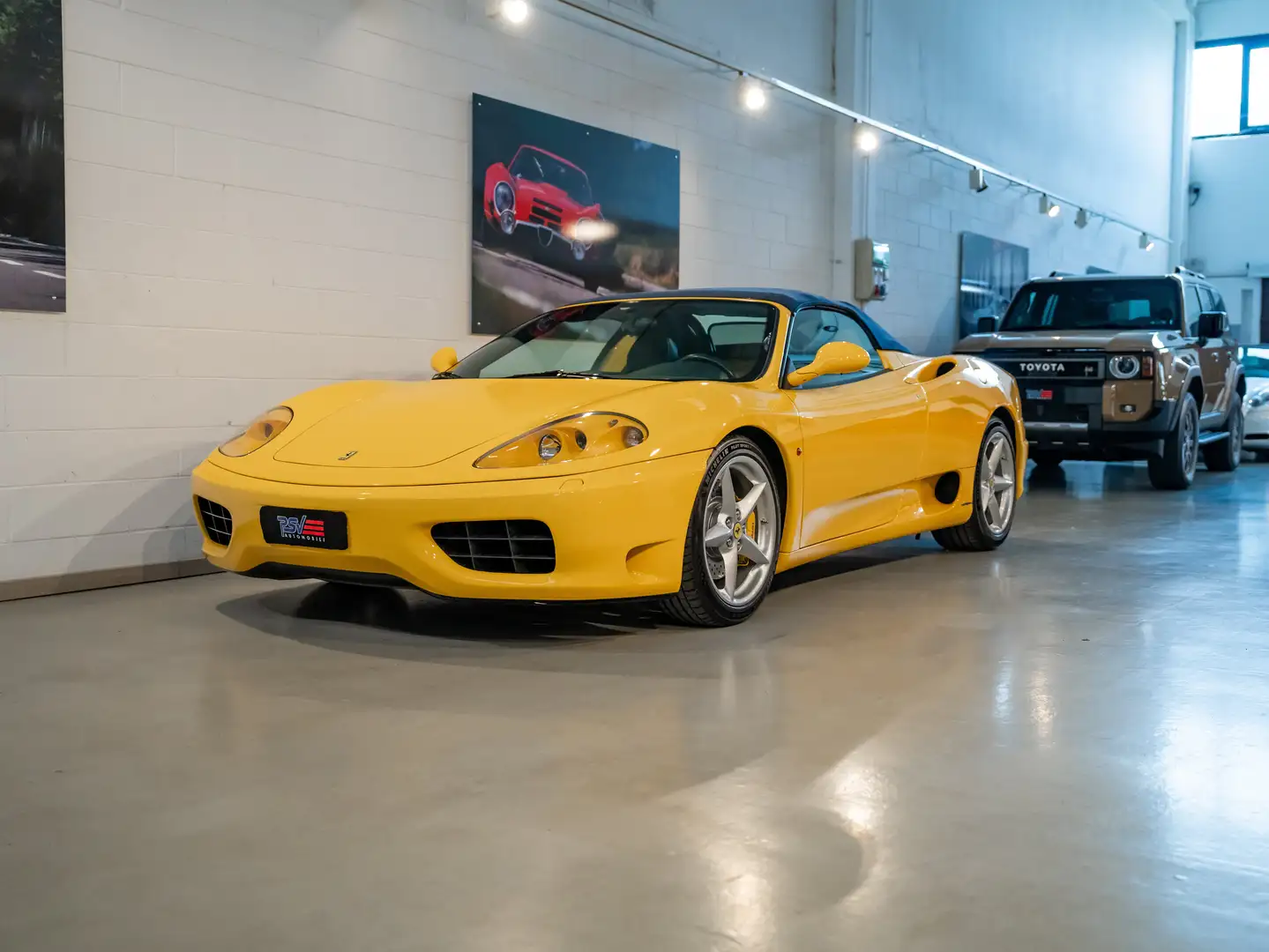 Ferrari 360 3.6 Spider F1+CAPOTTE BLU+INT.BLU+DAYTONA+ žuta - 1