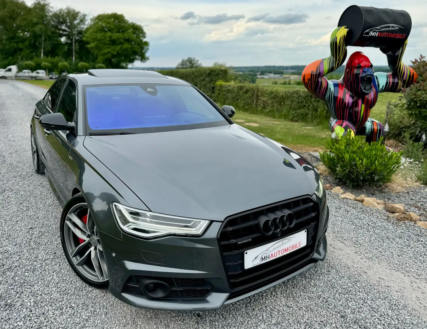 Audi A6 3.0 TDi V6 Biturbo Competition full options Grau - 2