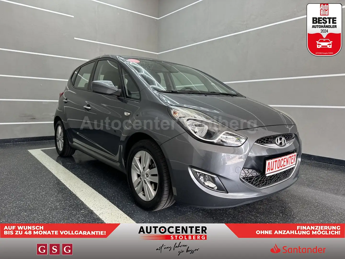 Hyundai iX20 1.4 blue Classic "KLIMA-CD-USB-AUX IN-ALU" Gris - 2