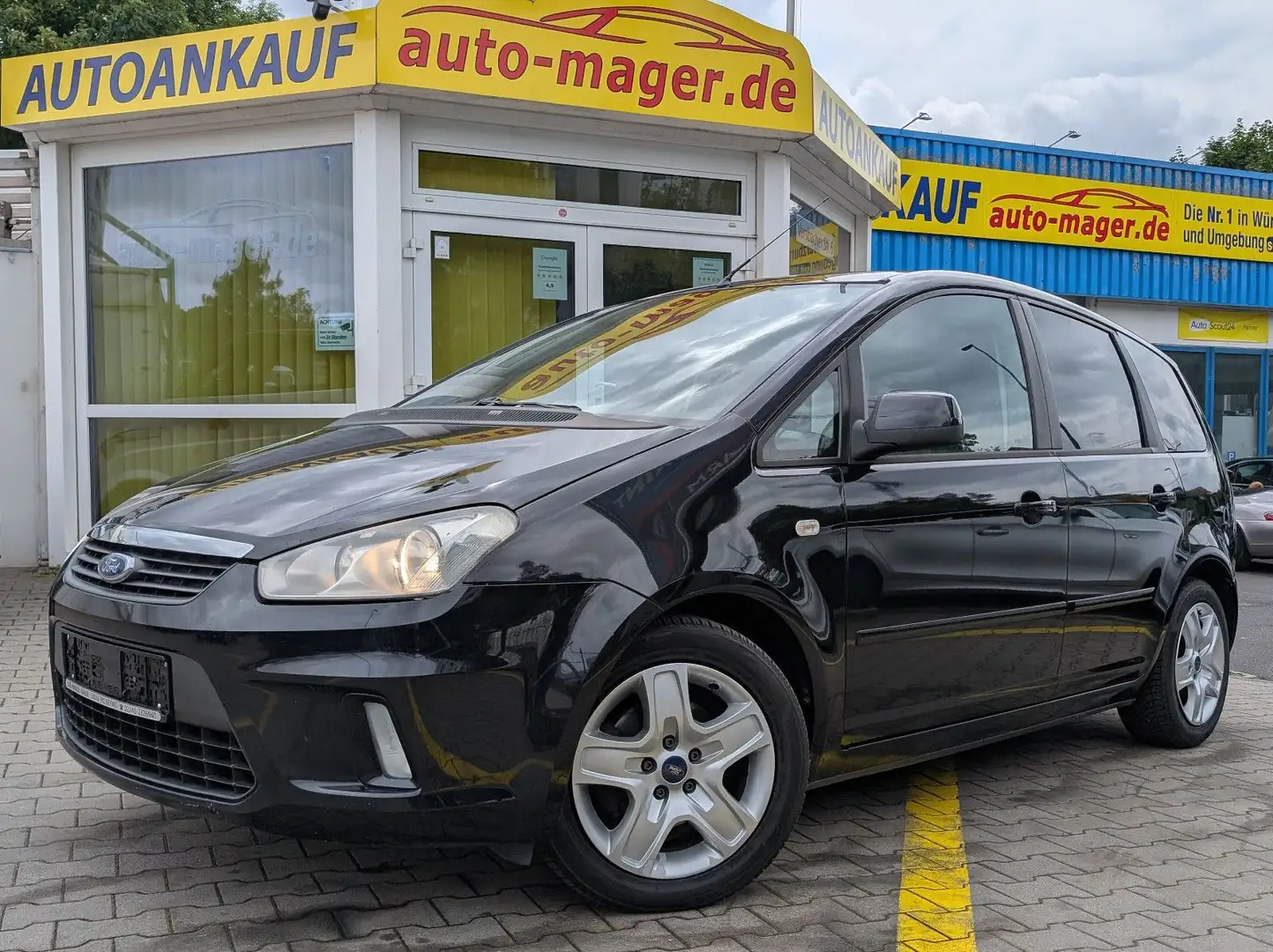Ford C-Max Style+ 1.6*2xKlimaautomatik*OhneTüv Schwarz - 1