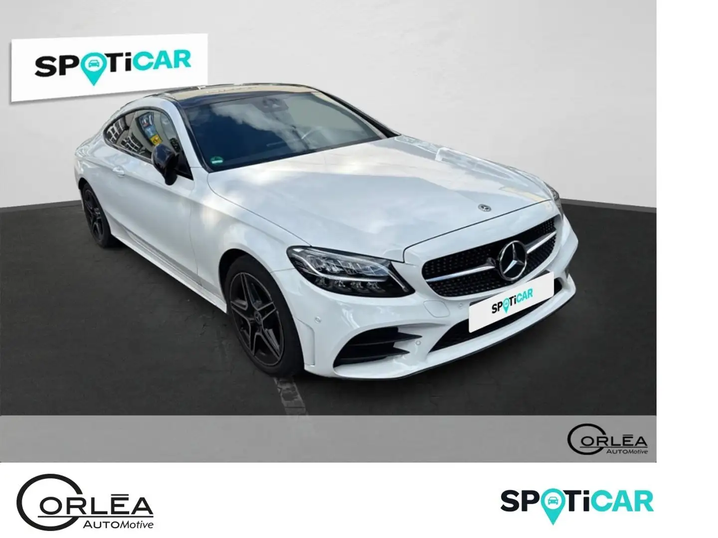 Mercedes-Benz C 200 C 200 Coupe AMG Line Weiß - 1