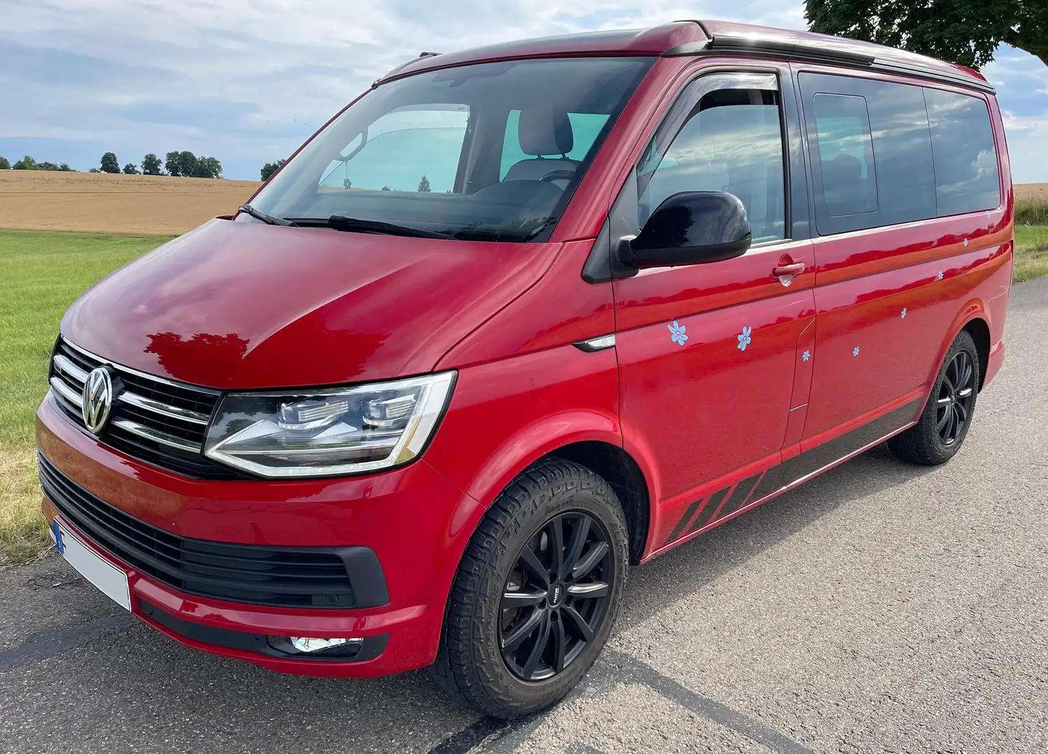 Volkswagen T6 California Transporter T6 4MOTION Beach Rouge - 2