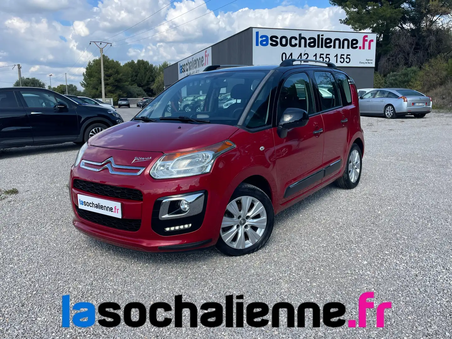 Citroen C3 Picasso PureTech 110 Confort Rouge - 1